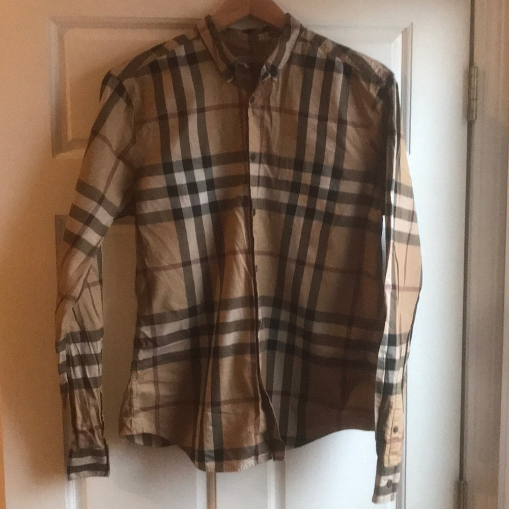 Burberry Long Sleeved Button Down Shirt
